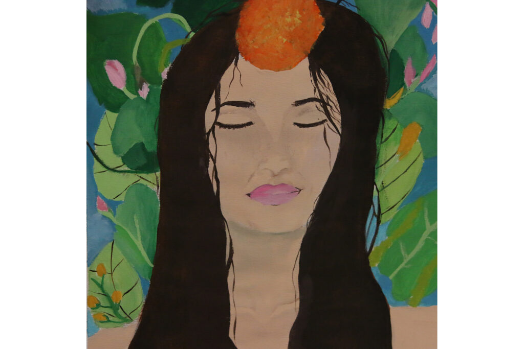 A painting by Araceli Ruiz./Faith Holland • Lowry Digital Media