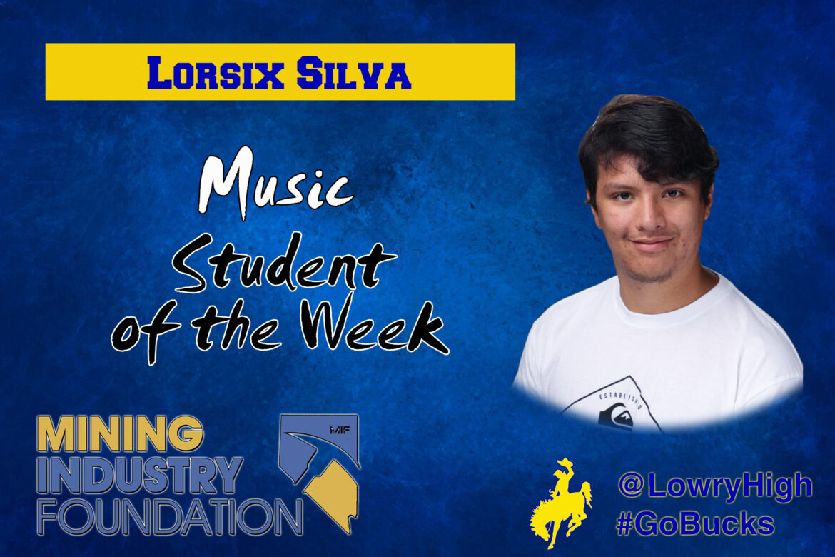 Ms. Coney announces Lorsix Silva as Student of the Week
