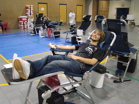 Save a life, donate blood April 29