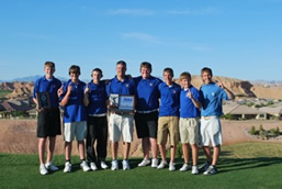 Boys golf wins first state title since 1986, Dendary is runner-up