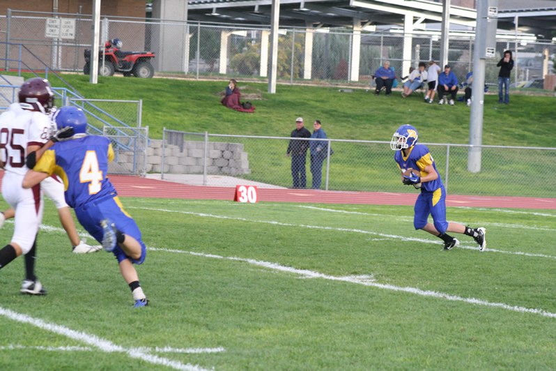 JV football routs another opponent