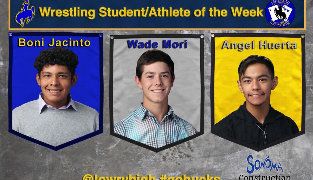 Wrestling Student Athletes of the Week