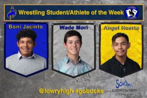 Wrestling Student Athletes of the Week
