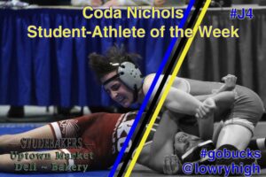 Student Athlete of the Week: Coda Nichols