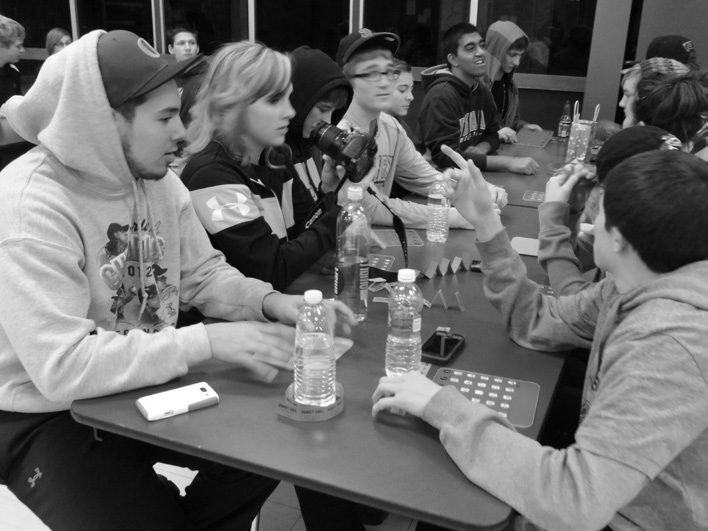 Students enjoy their time at Bingo night. /Mickey Donovan • The Brand