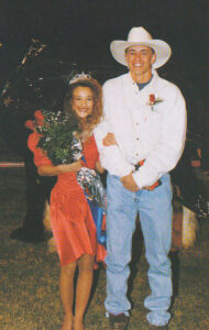 Homecoming King and Queen, Jody Marvel and Carrie Crawford were the Homecoming Royalty in 1995-1996 school year. /Courtesy • Winnada