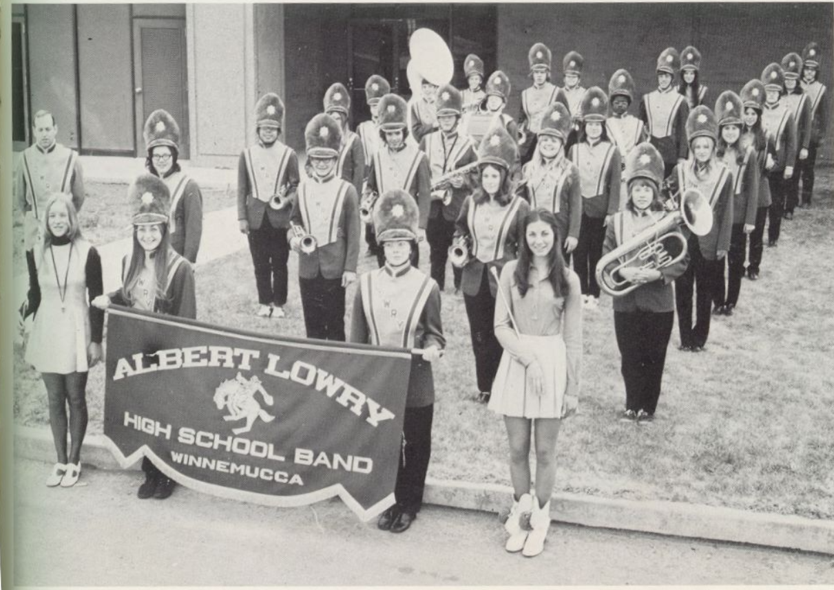 The Lowry Marching Band in 1973. /Winnada
