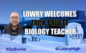 Zack Pruett, new science teacher. /Ron Espinola • The Brand