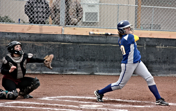 Lowry softball combats the elements and defeats West Wendover