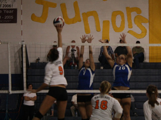 Varsity volleyball makes home debut