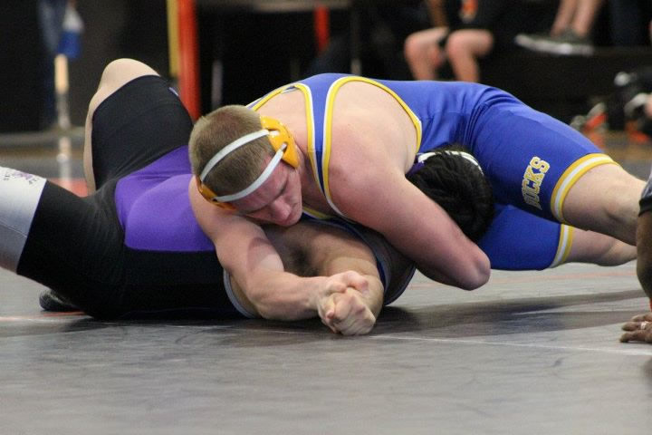 Cody Andersen pins his opponent with a Utah. /Courtesy • Tim Grady