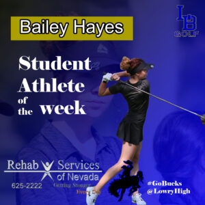 Bailey Hayes, Athlete of the Week