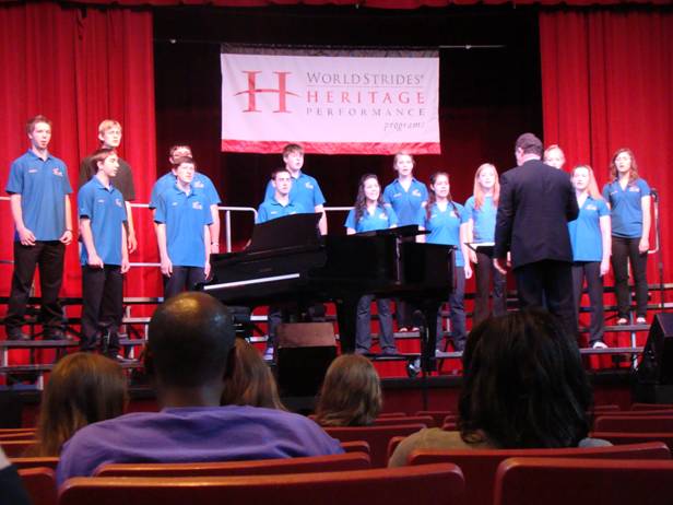Lowry Swing Choir and Band compete at World Strides Heritage Performance Music Festival