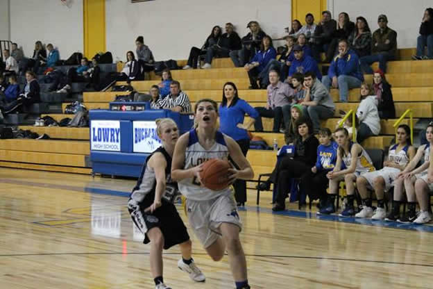 JV girl’s basketball defeats Wolverines for second time this season