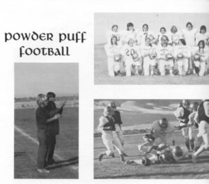 Powder Puff Football in 1974. /Winnada