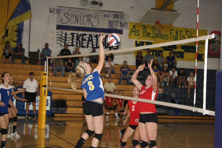 Volleyball hosts Bulldogs Lowry High