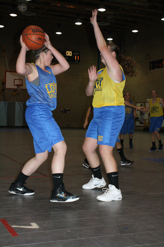 Freshman girl's basketball./ Jolyn Garcia • The Brand