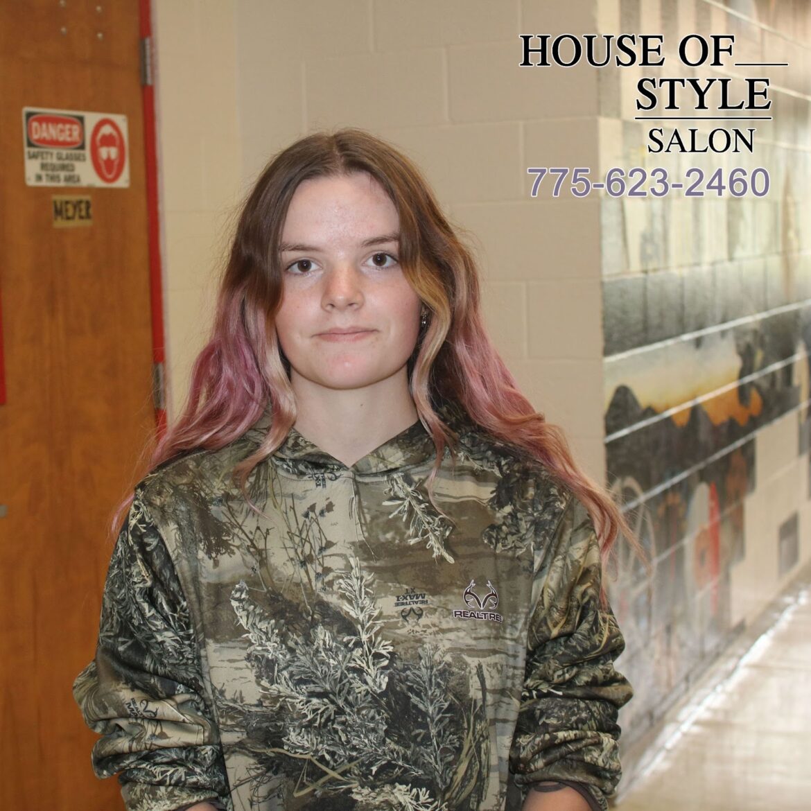 Callie Lombardi helps prepare shop for students 