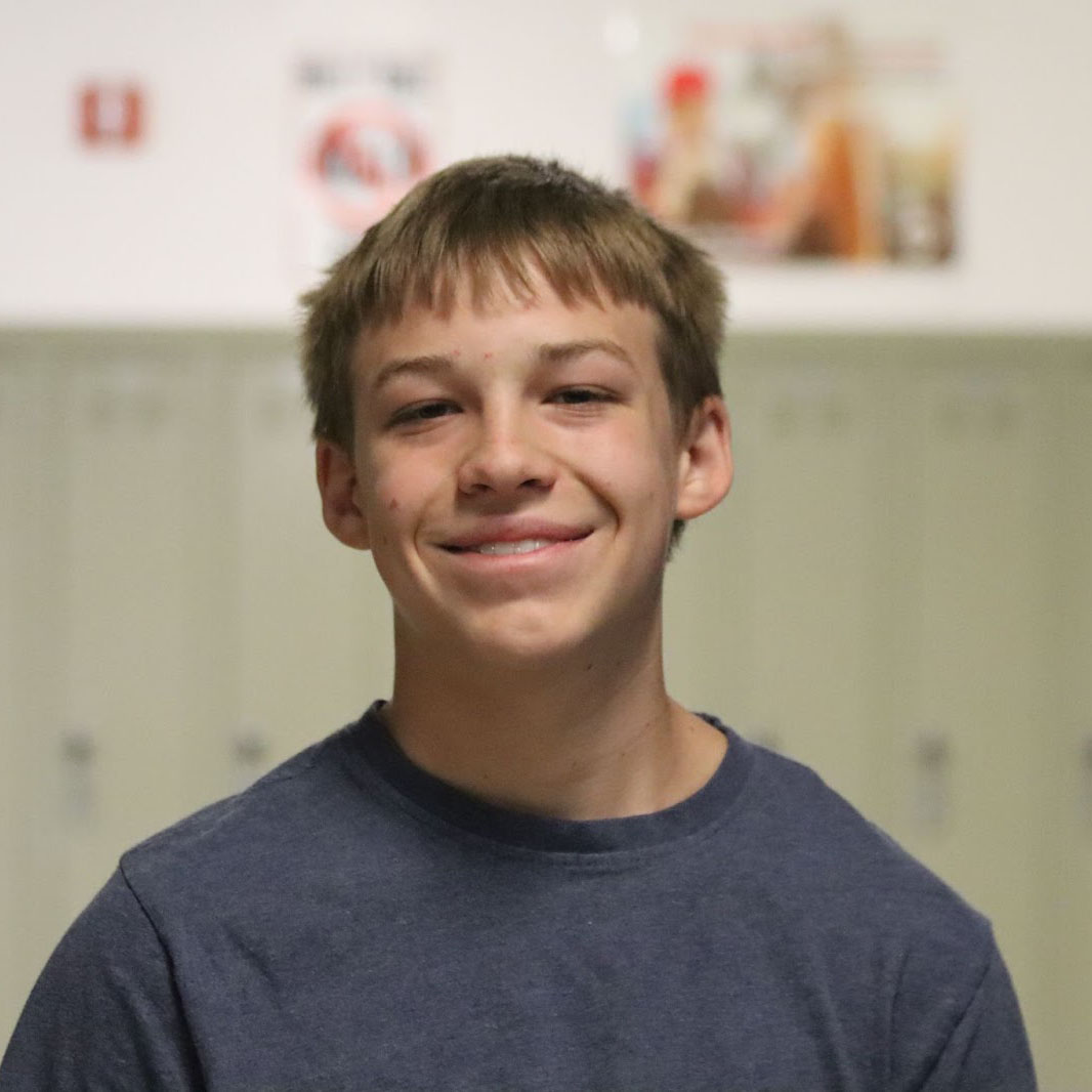 Beau Hanninen was nominated for Student of the Week 