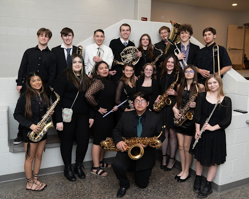 Honor Band students pose after being chosen from nine different high schools in four different counties in Nevada./Courtesy • Mr. David Munk