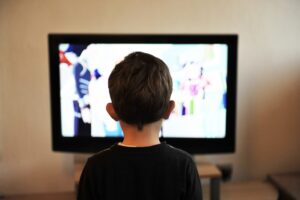 A child watches TV./ Courtesy • pixabay.com