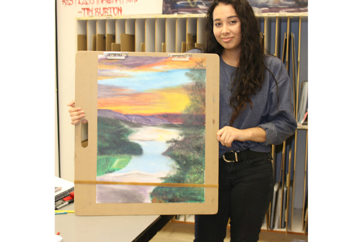 Students prepare for state art competition