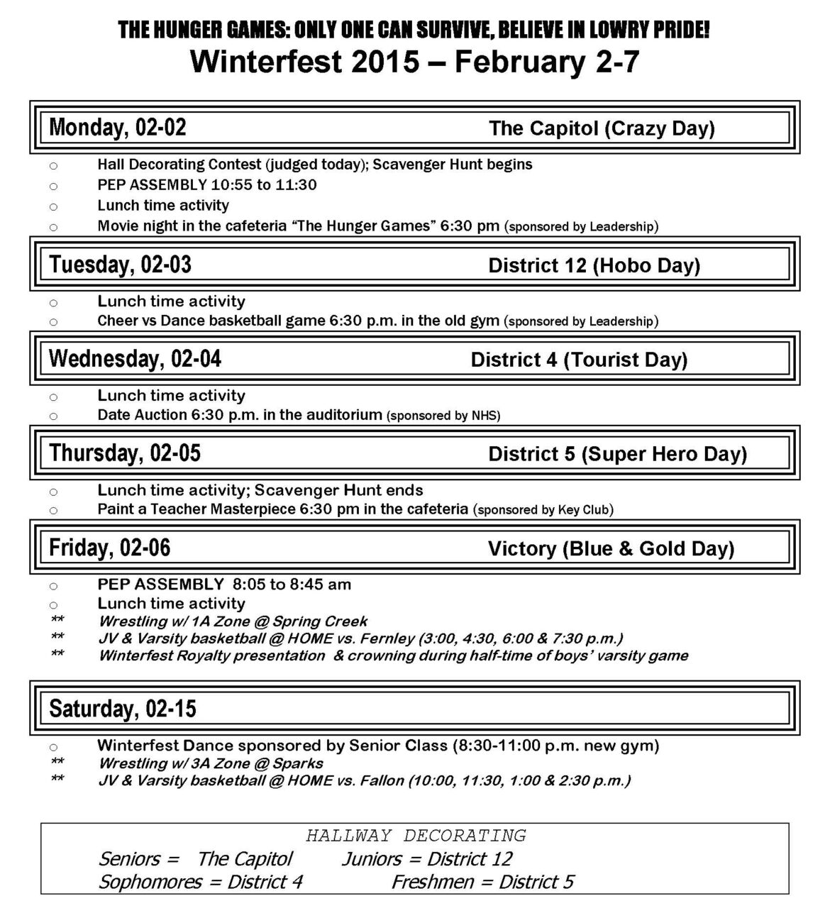 Winterfest week comes to Lowry