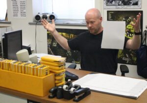 Mr. Brant Corak shows his frustration with the interweb./Nico Espinola • The Brand