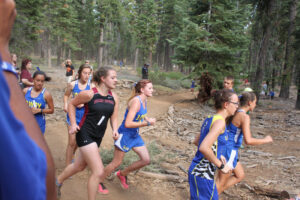 Odessa Pearrow passing Bear River at North Tahoe. /Courtesy • Christopher Kearns