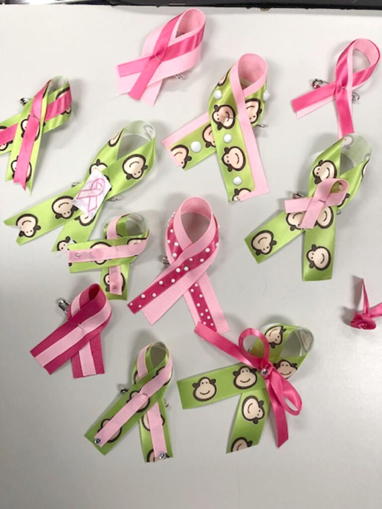 More of the items for the Pink Game fundraiser. /Courtesy • Jen Partee, Lowry Soccer