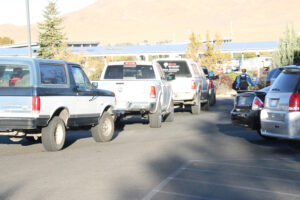 Congestion in the visitors lot./Levi Lester • The Brand