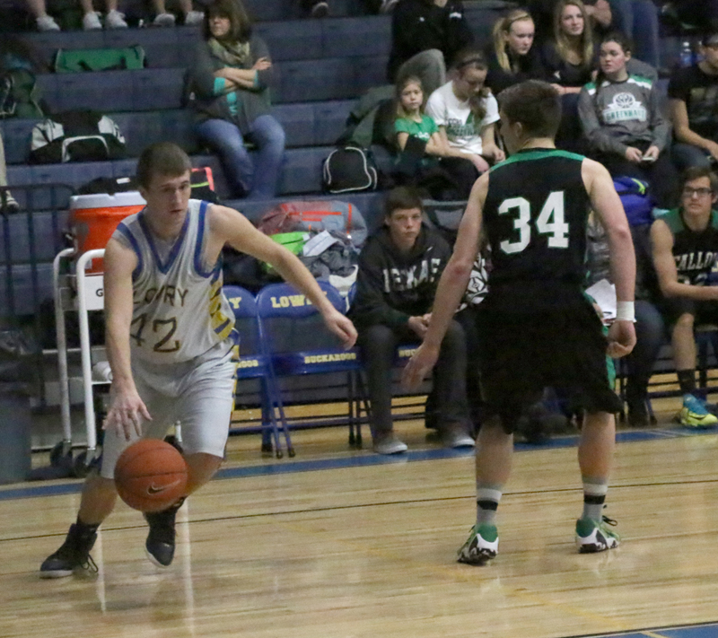 Brody Goucher drives to the basket./Dani Ricker  • The Brand