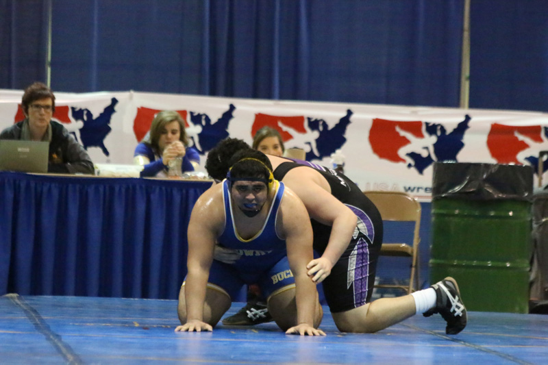 Luis Cardenas at the start of a match./Courtesy
