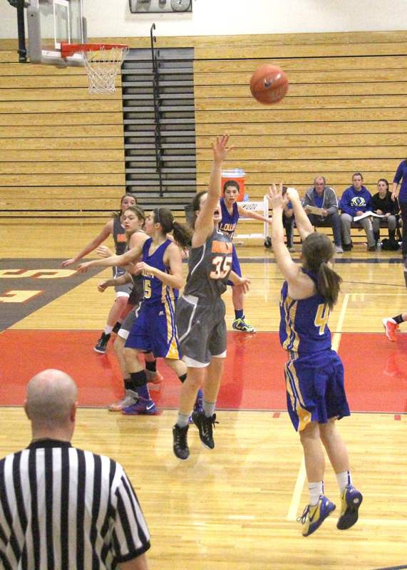 Alyssa Jones puts up a 3-pointer./Aimee Brandon • The Brand