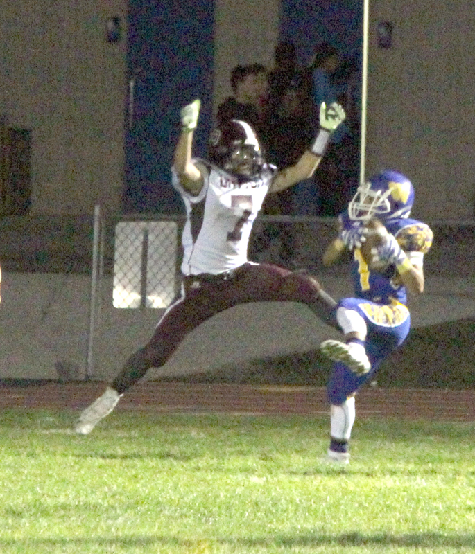 Dominic Diaz intercepts the ball./Aimee Brandon • The Brand
