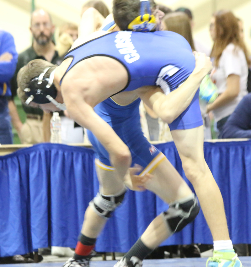 Trase Bell (back) in control./Maclyn Crnkovich • The Brand