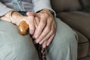 An old person’s hand. /Courtesy • Pixabay