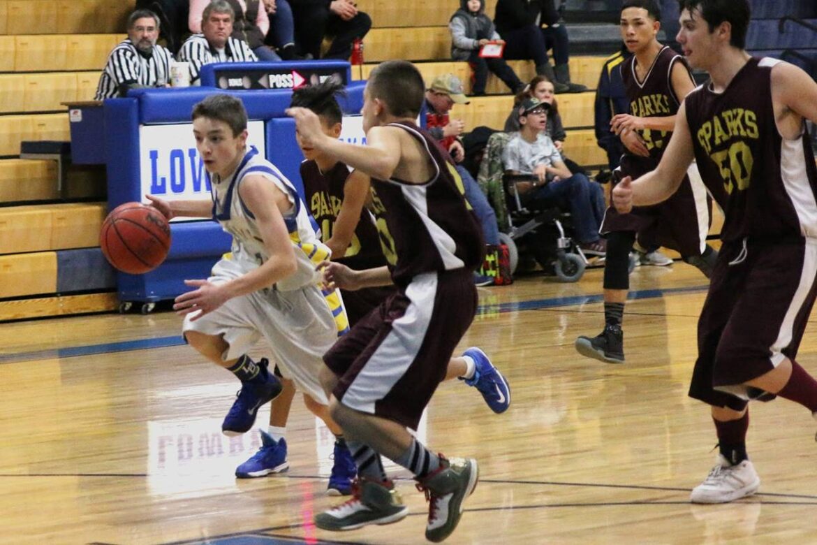 Lowry freshman boys beat Sparks Railroaders