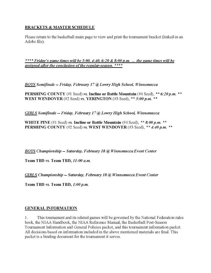 2017 Regional Basketball Tournament