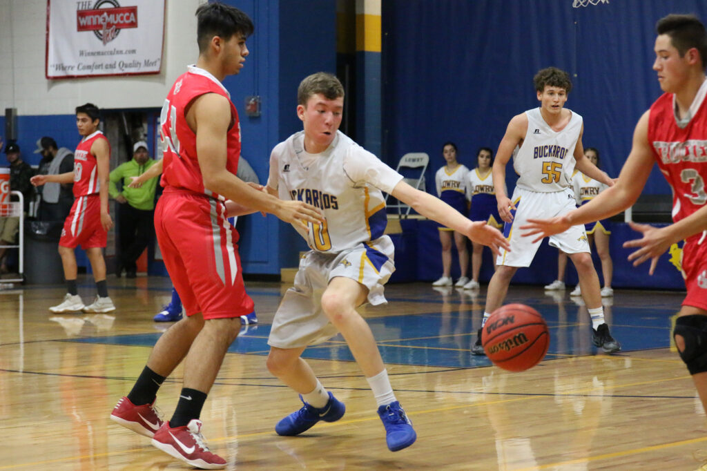 Michael Casalez steals the ball from a Truckee player./Ron Espinola• The Brand