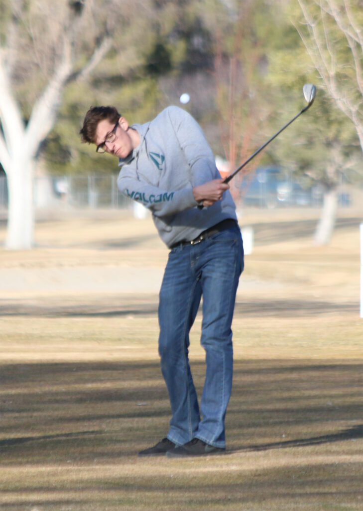 Tyler Carpenter hits the ball/Mackie Grady• The Brand