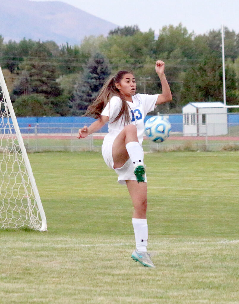 Sam Diaz intercepts the ball./Ron Espinola • The Brand