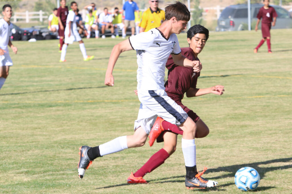 Chris Schultz goes by an Elko player./Dylan Kalkoske • The Brand