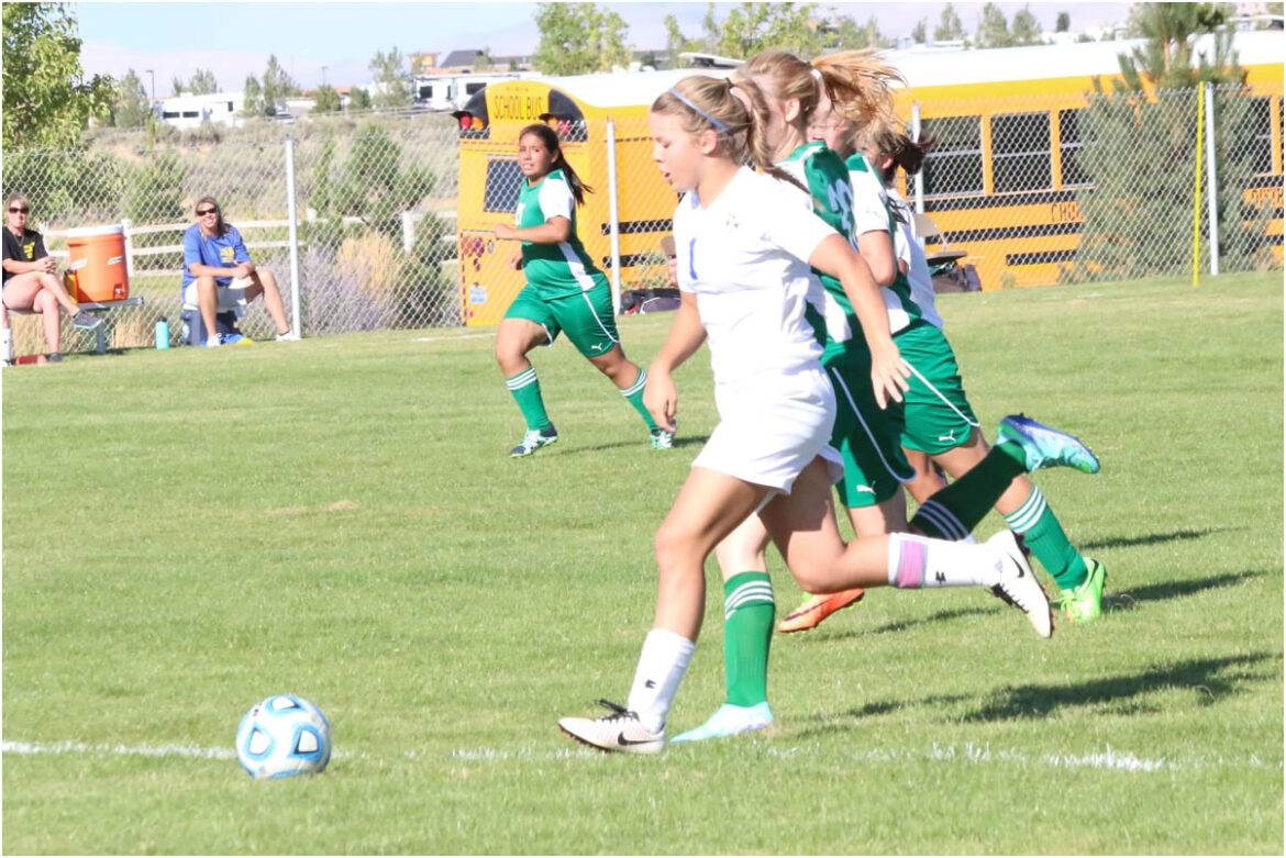 JV girls soccer take home the win against Spartans