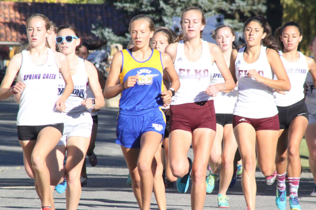 Rebecca Kuskie leads the pack./Riley Sakurada• The Brand