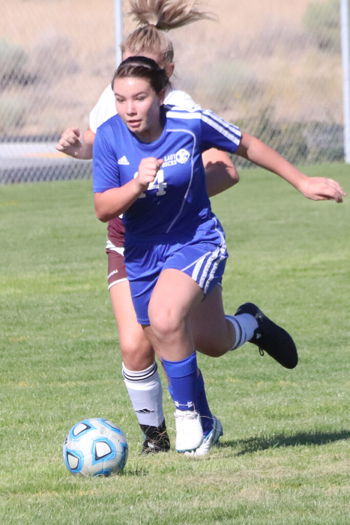 Kenzie Dowd steals the ball ./Ron Espinola • The Brand