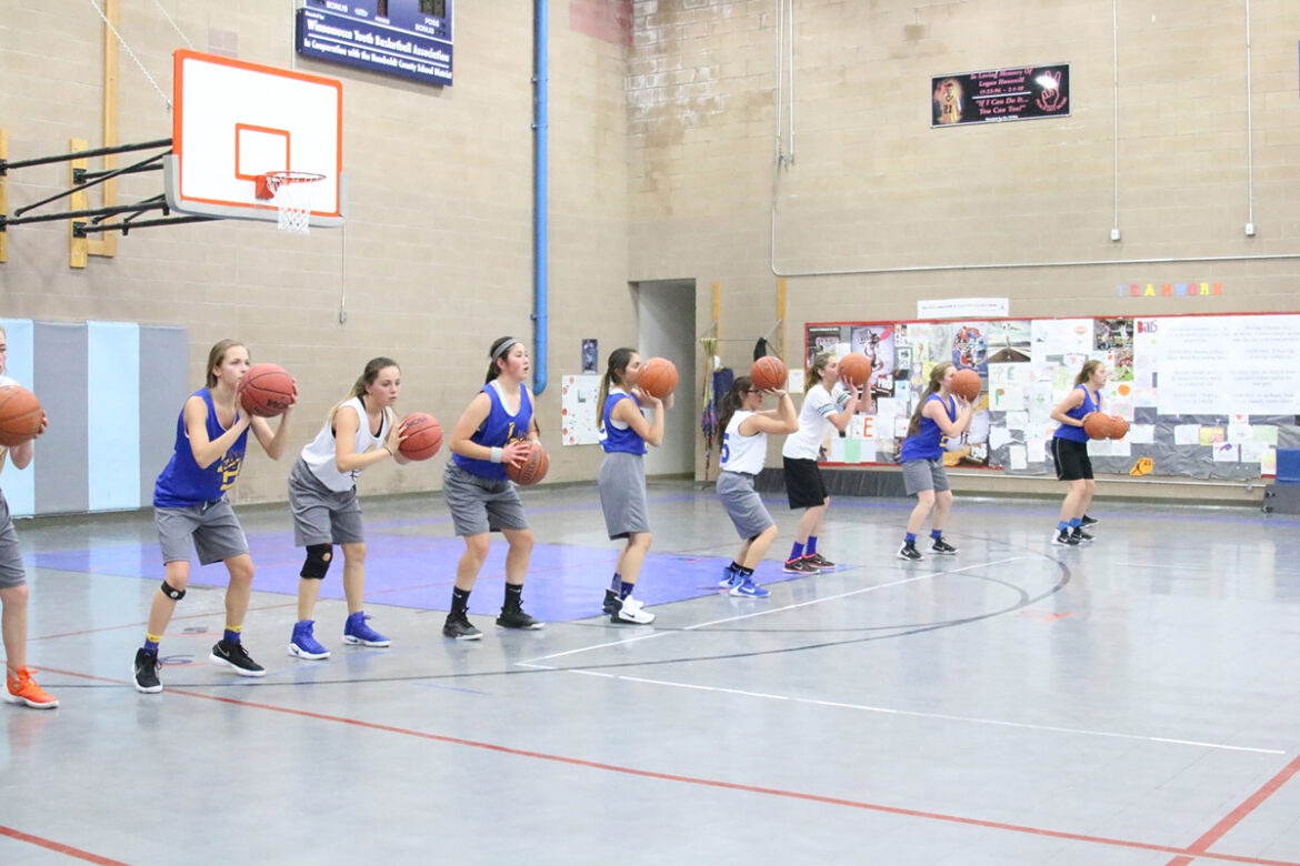 Girls freshman basketball open with a win