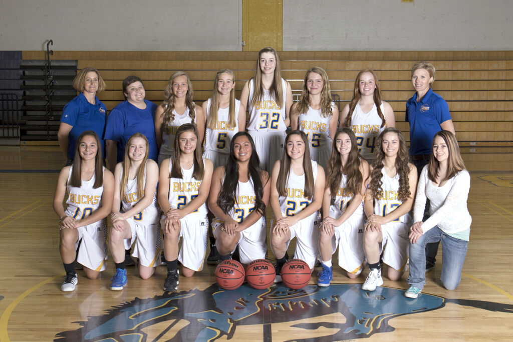 JV girl's basketball team. /Courtesy • Winnada