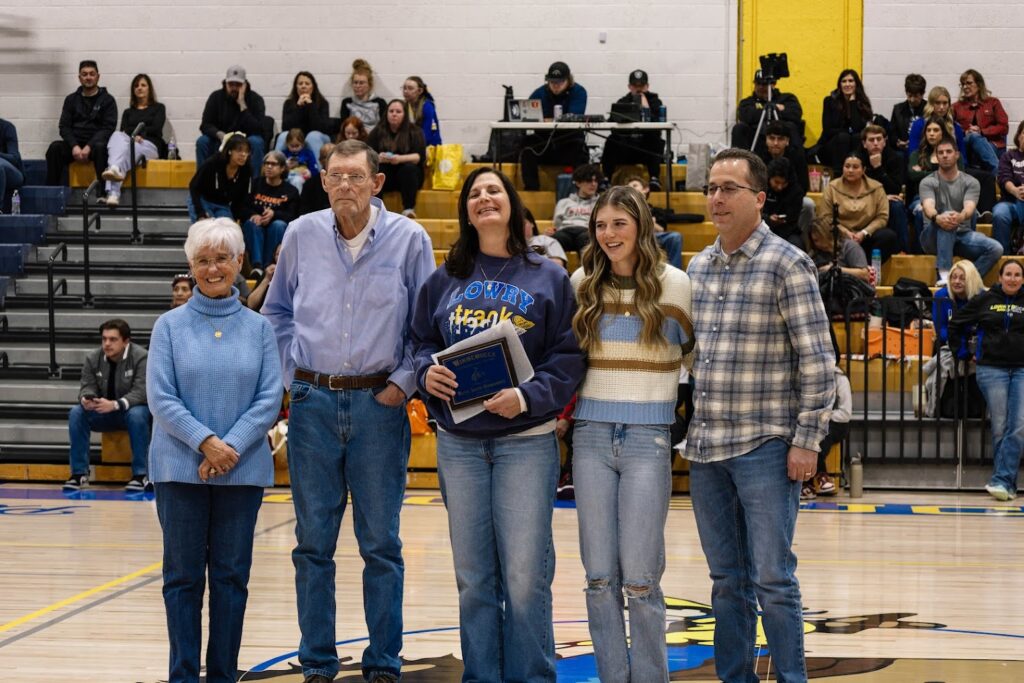 Maite Smith-Hernandez and her family at the Hall of Fame Induction on January 23, 2026./Megan Maga