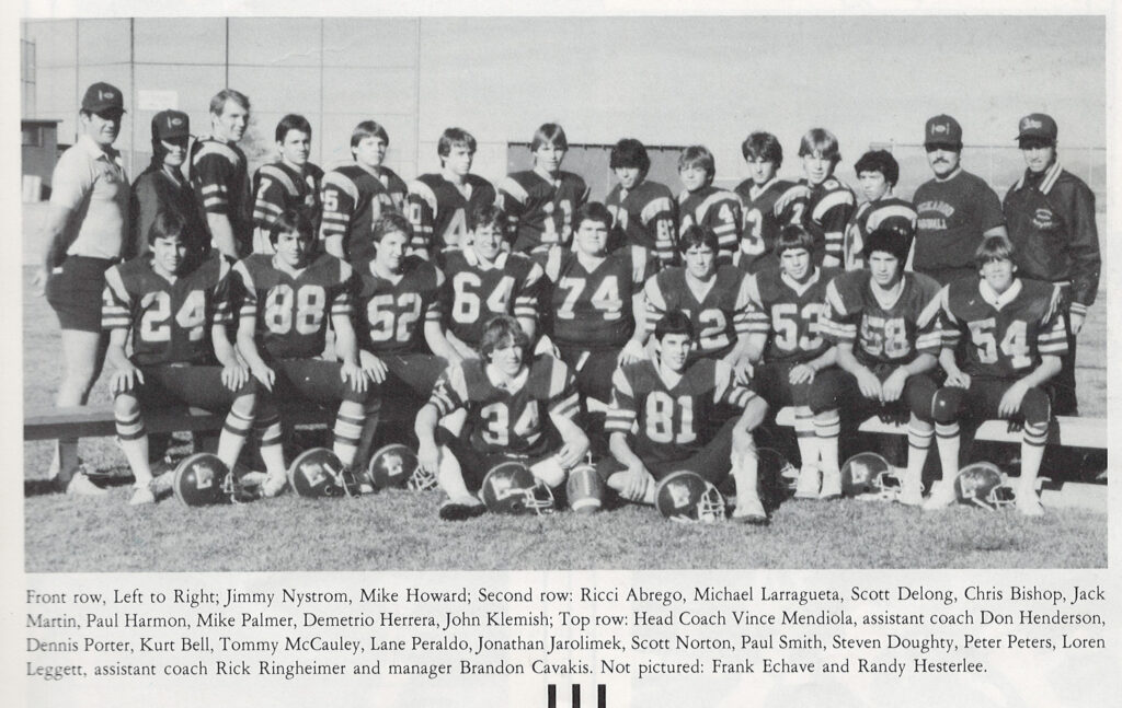 1985-1986 Larragueta Mike Hall of Fame